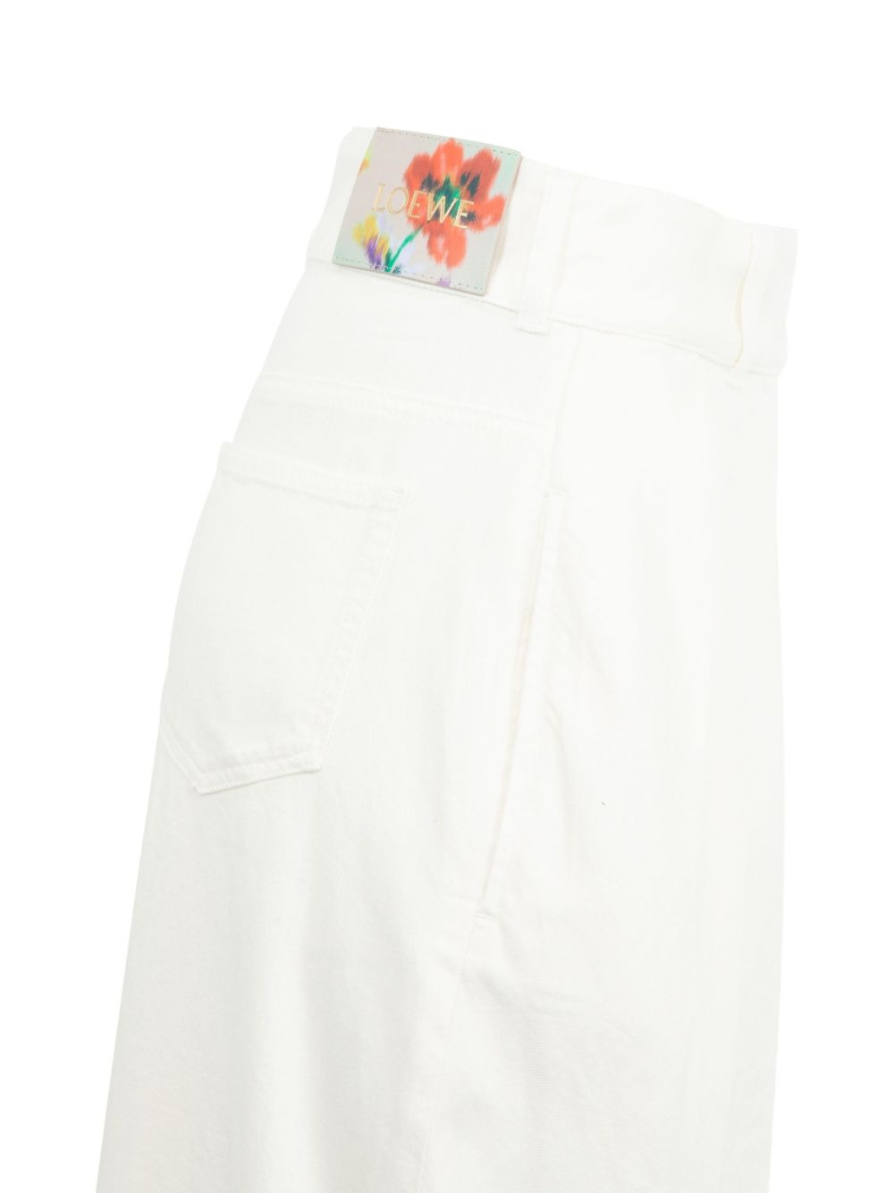 wrap pleated jeans - 3