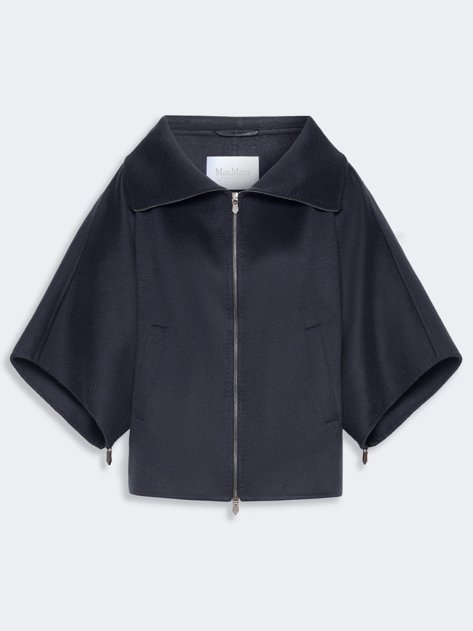 ALA Double cashmere cropped coat - ULTRAMARINE - 1