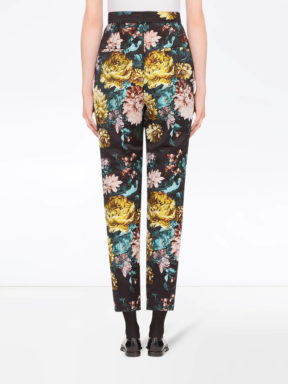 floral-print trousers - 4