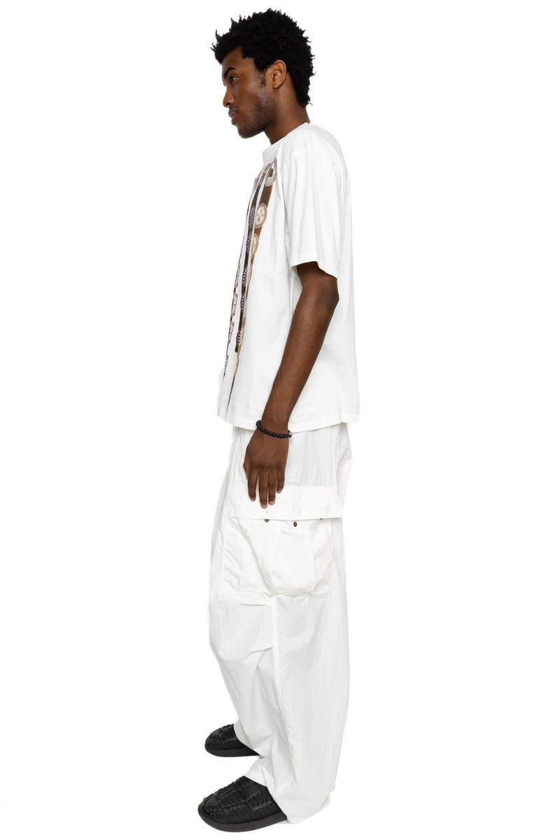 Kapital 20/- Jersey Crew T (Curtain Concho) - White outlook