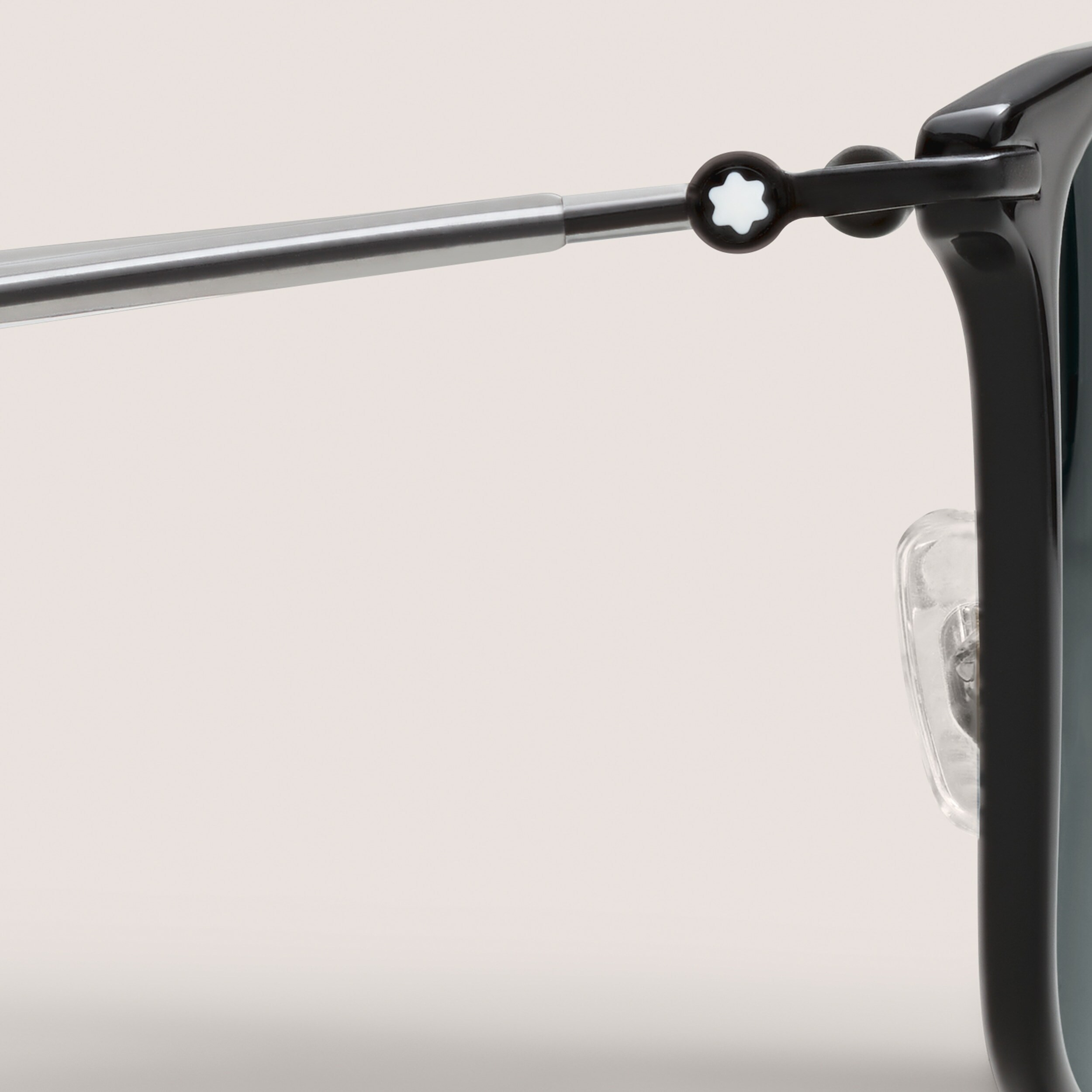 Rectangular Sunglasses with Black Injection Frame - 4