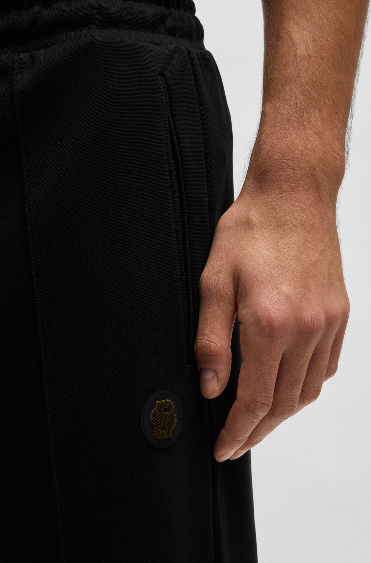 TRACKSUIT BOTTOMS WITH DOUBLE B MONOGRAM - 3