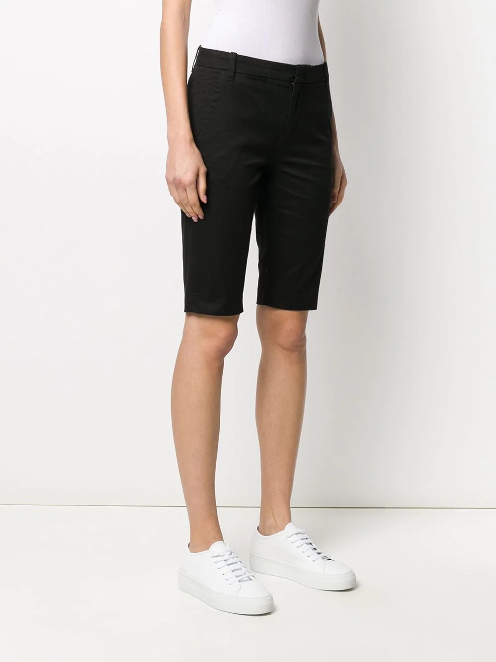 knee-length chino shorts - 3