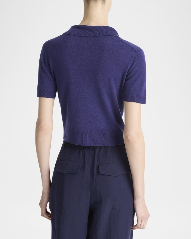 Vince Short-Sleeve Button-Front Sweater outlook