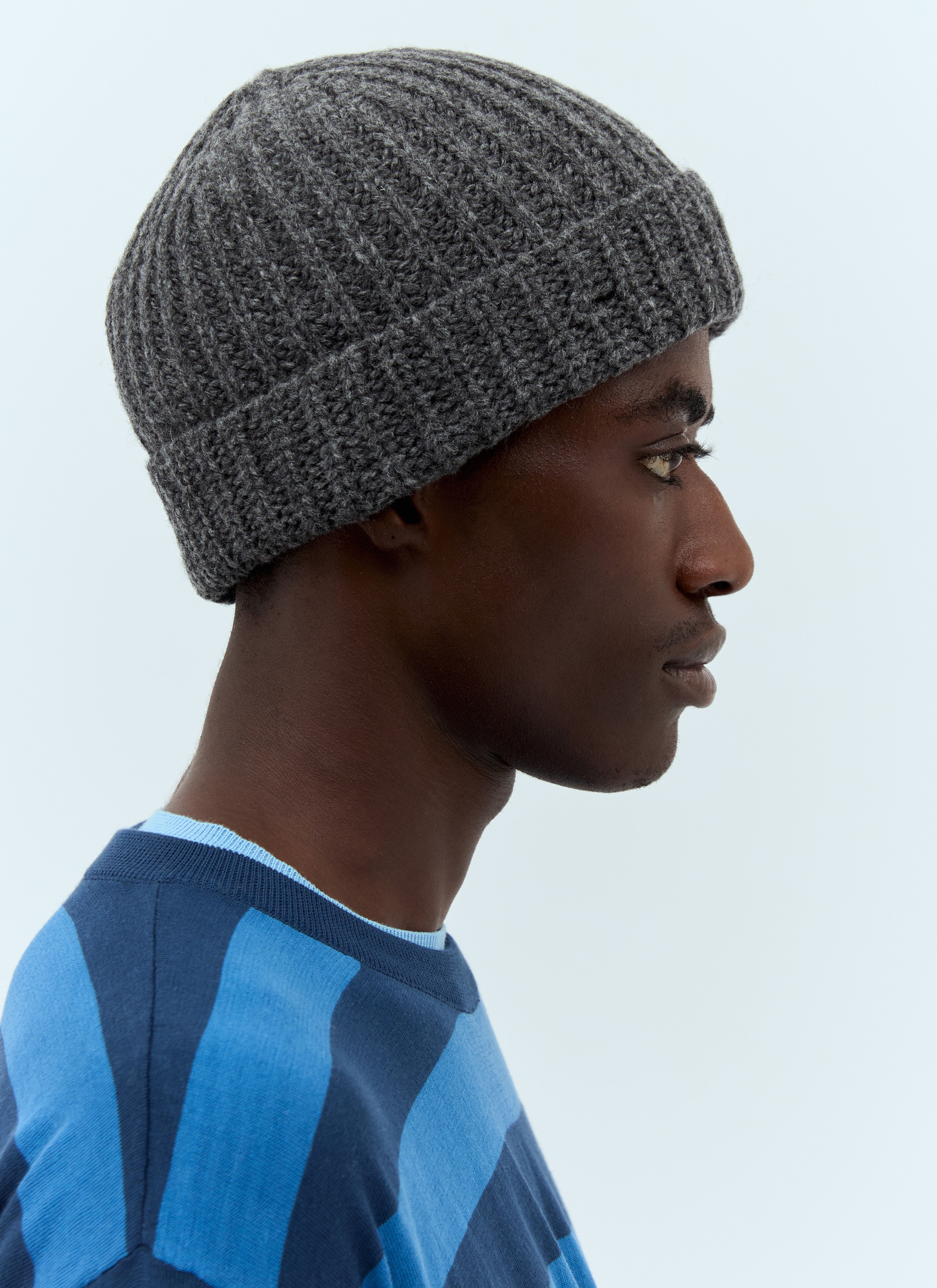 Marni Men Wool Beanie Hat - 4