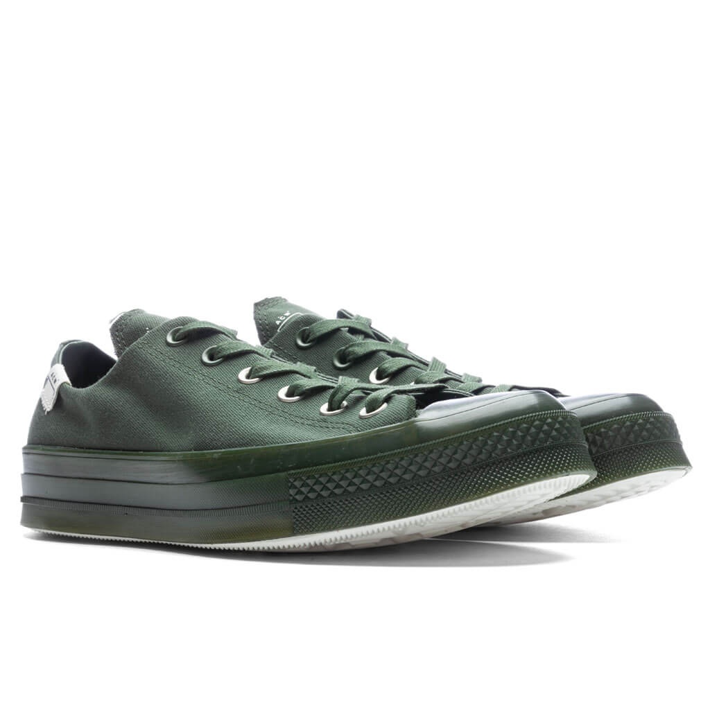 CONVERSE X A-COLD-WALL CHUCK 70 OX - RIFLE GREEN/SILVER BIRCH - 2