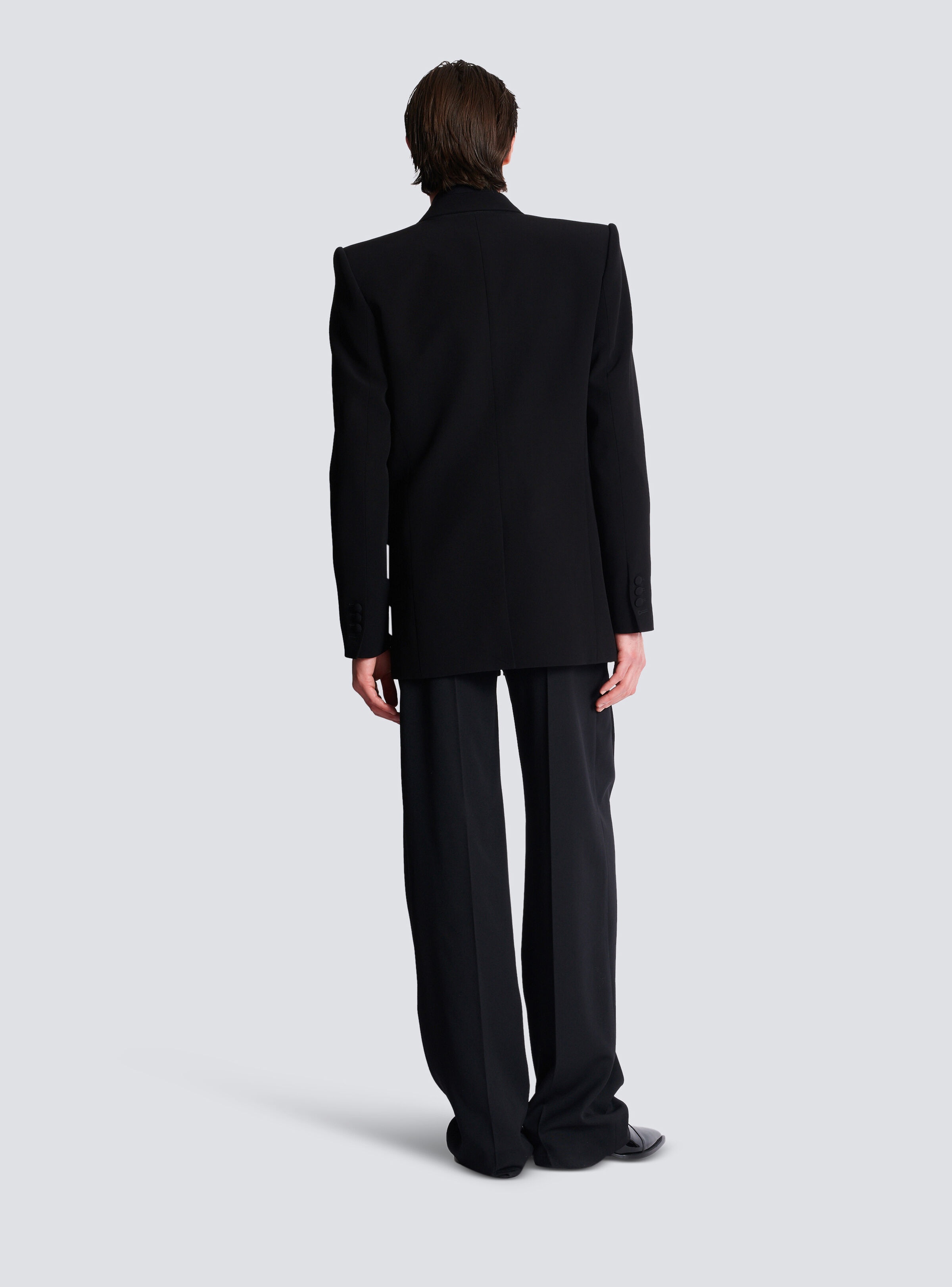 1-button jacket with Galaxy embroidery - 4