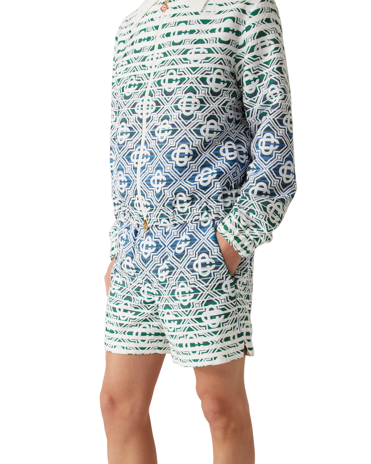 Monogram Gradient Towelling Shorts | Casablanca Paris - 4