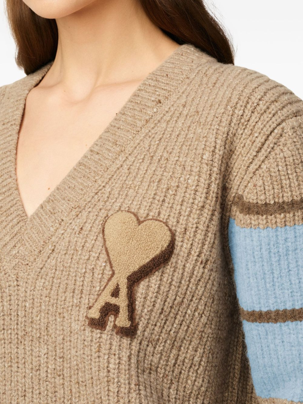 Ami de Coeur v-neck sweater - 6