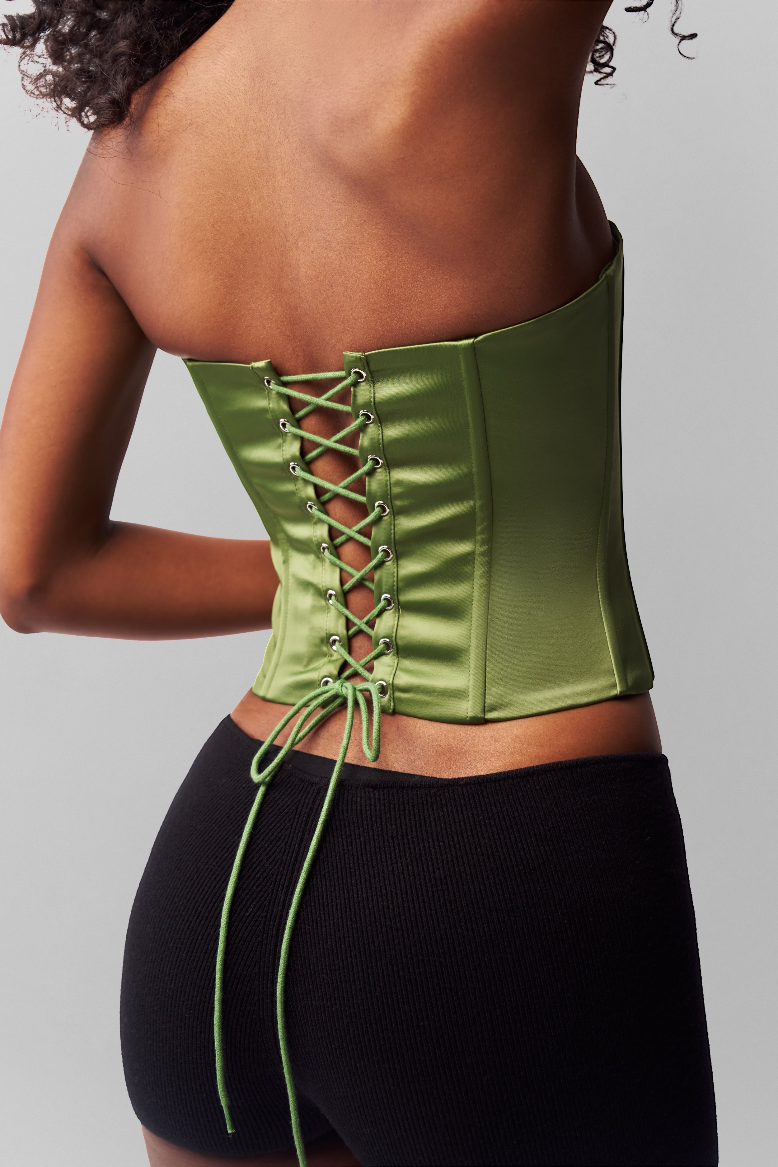 SATIN CORSET - 5