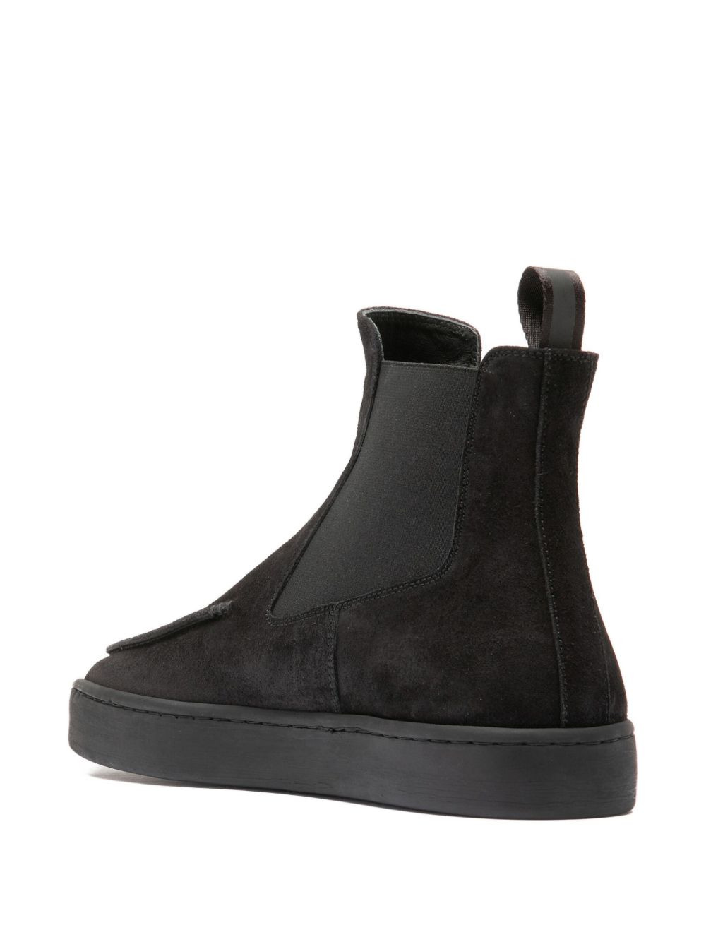 elastic-panel suede boots - 4