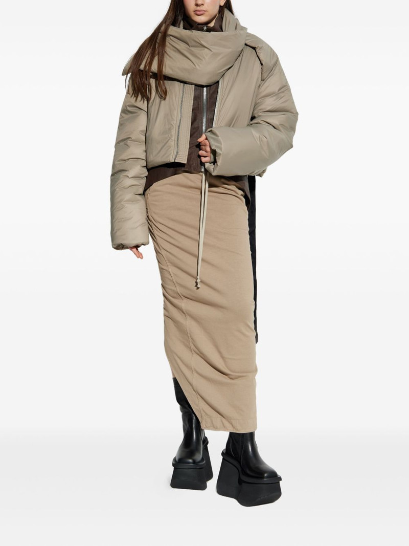 Rick Owens DRKSHDW Pull on Pillar drawstring maxi skirt outlook