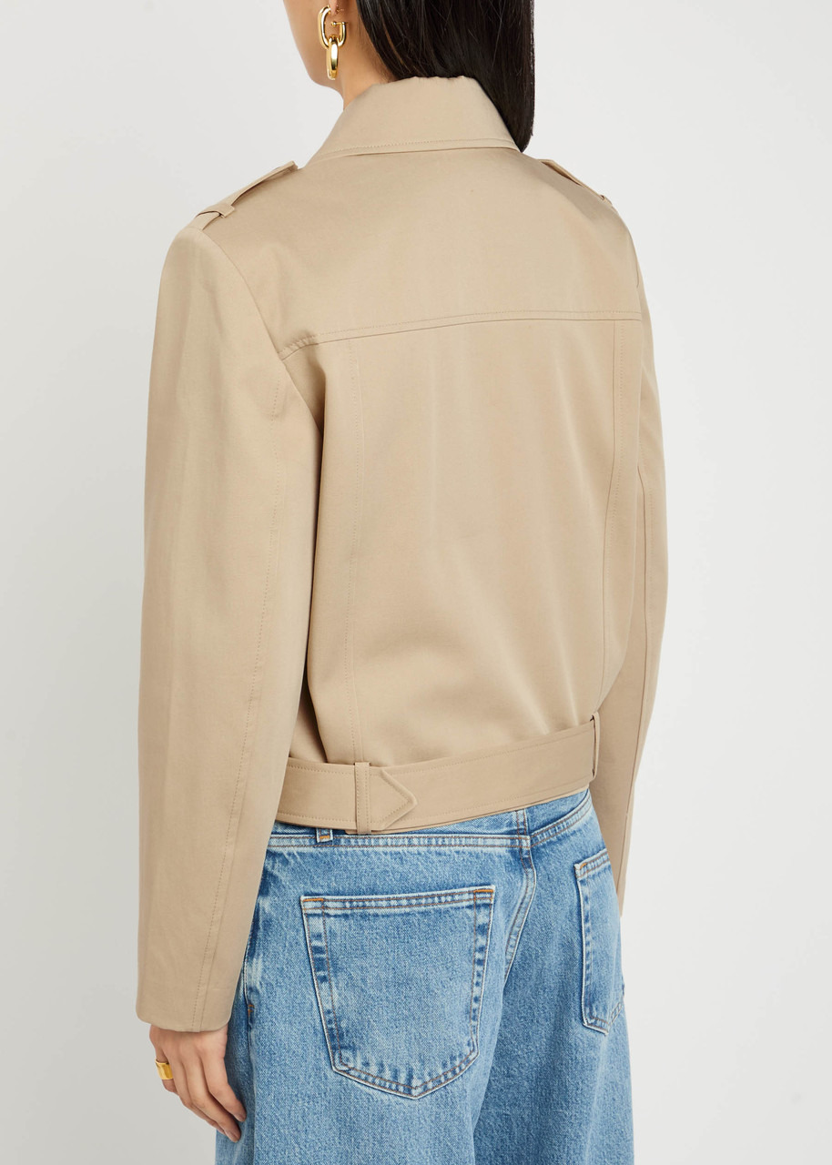 Anine Bing Double-breasted Cotton Trench Jacket - 3