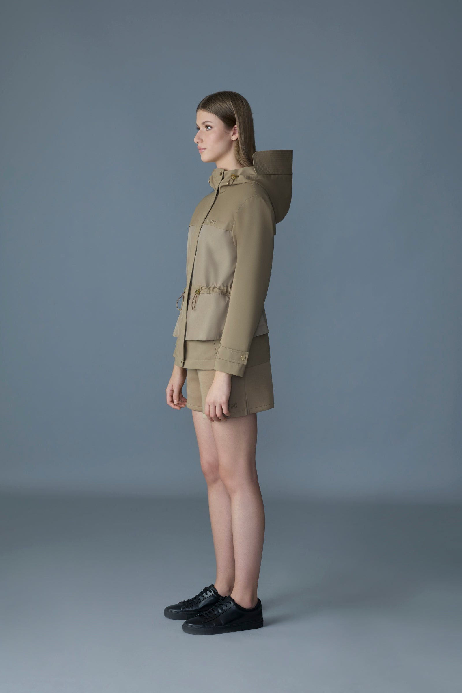 KAORI-LVS Hybrid jacket with peplum detail - 3
