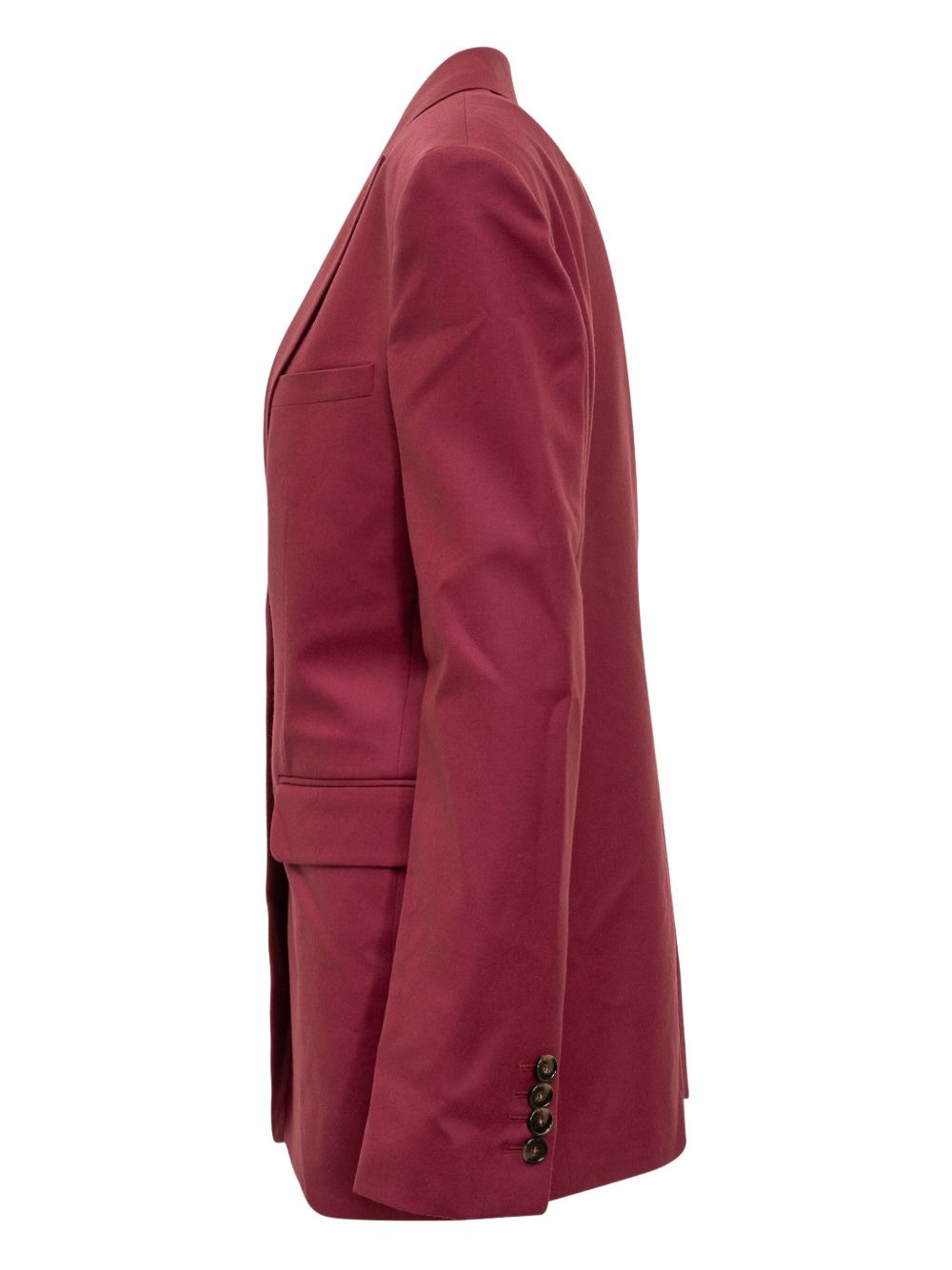 single-breasted wool blazer - 3