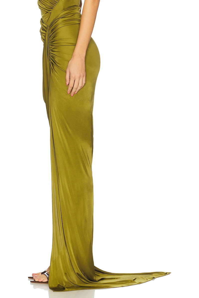ATLEIN Draped Asymmetric Skirt outlook