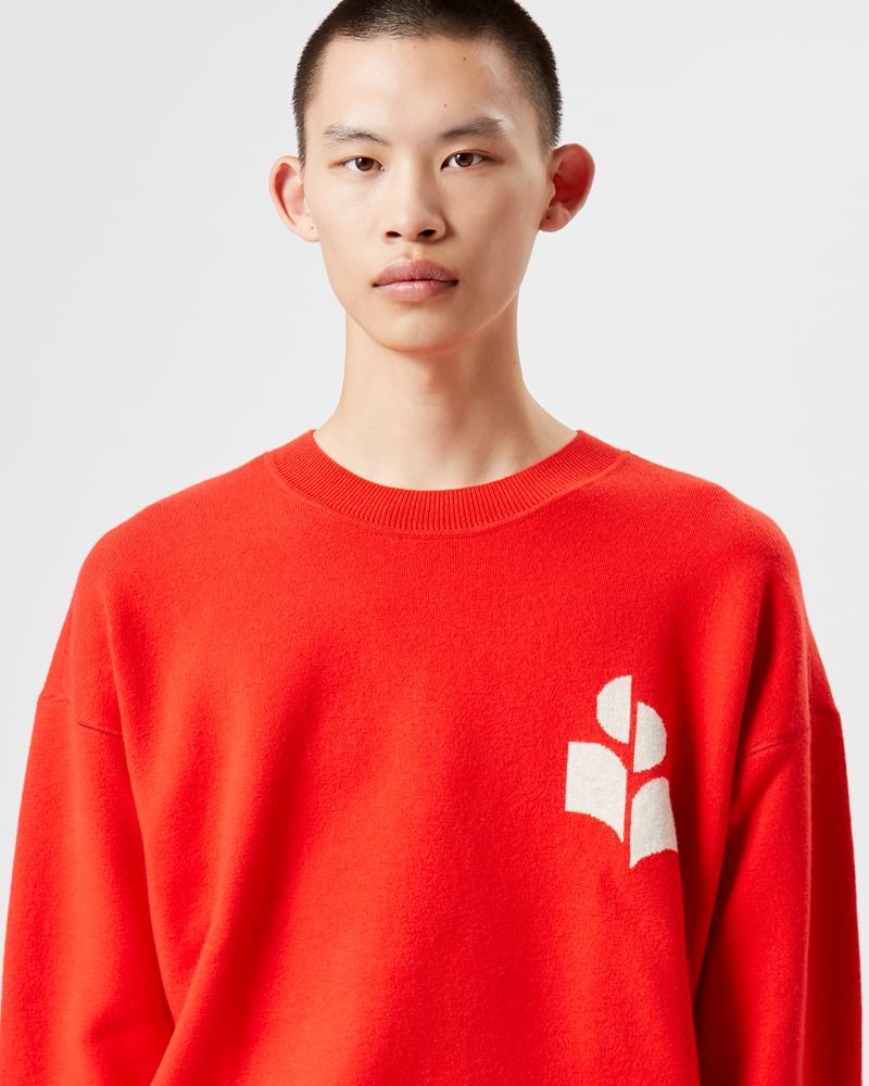 ATLEY COTTON AND LOGO SWEATER - 3