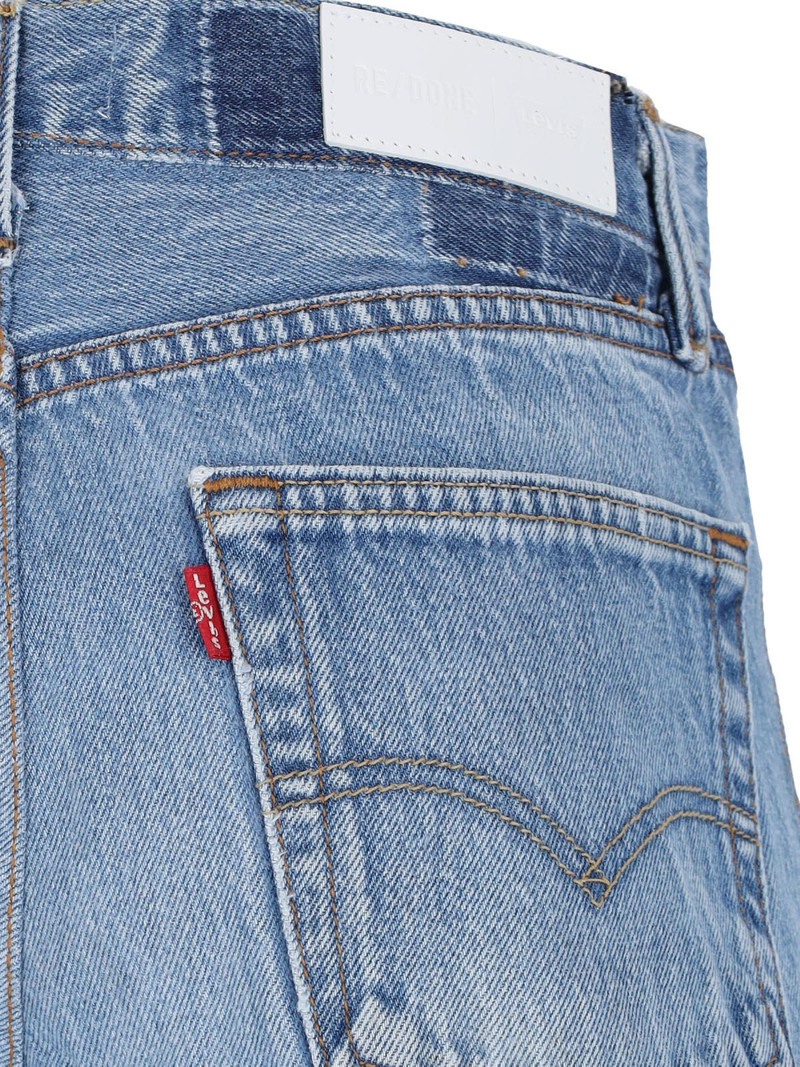 RE/DONE 90s Low Slung denim shorts outlook