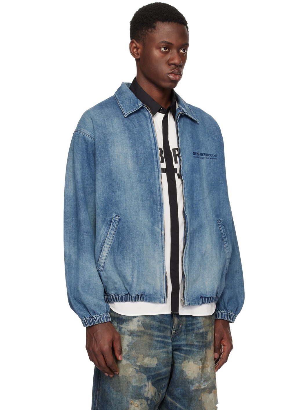 Blue Washed Denim Jacket - 2