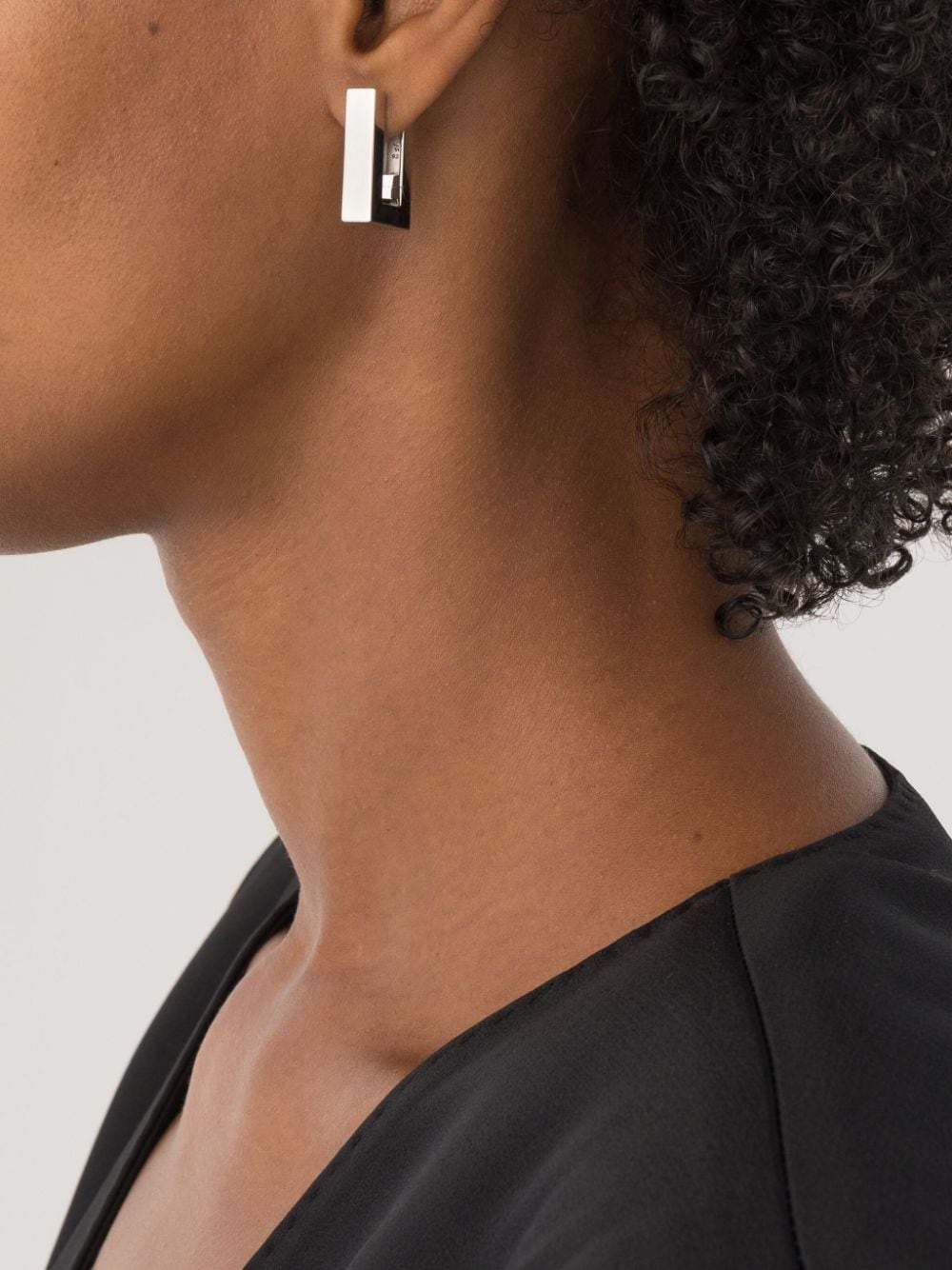 Square hoop earrings - 2