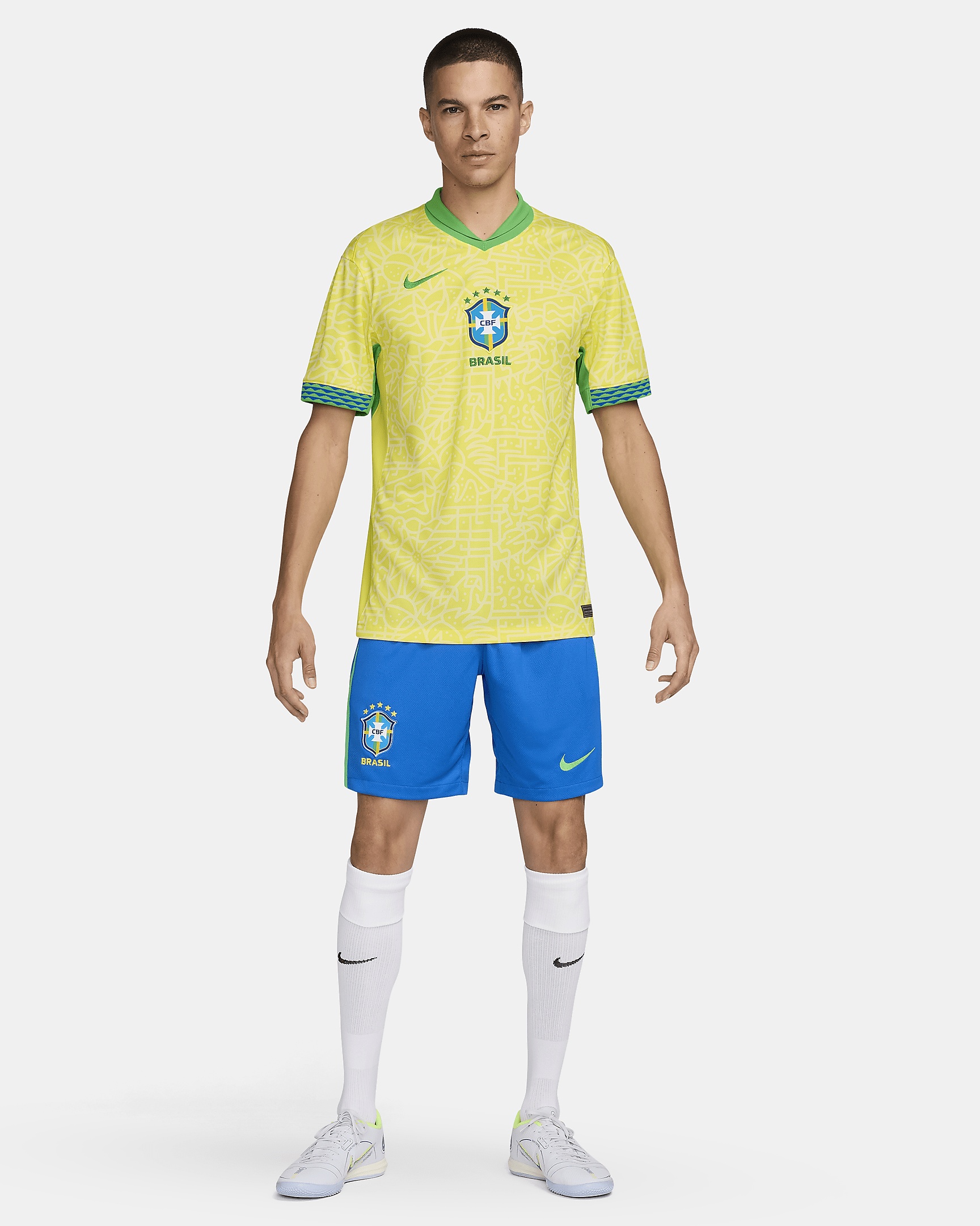 Brazil 2024 Stadium Home Nike Men's Dri-FIT Soccer Replica Jersey - 5
