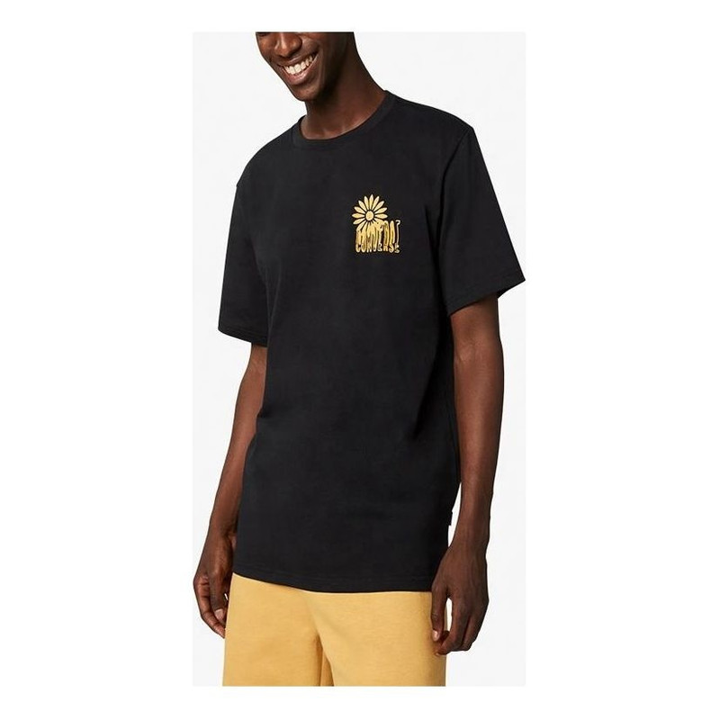 Converse Applique Short-sleeve Tee Men Black 10019896-001 - 1