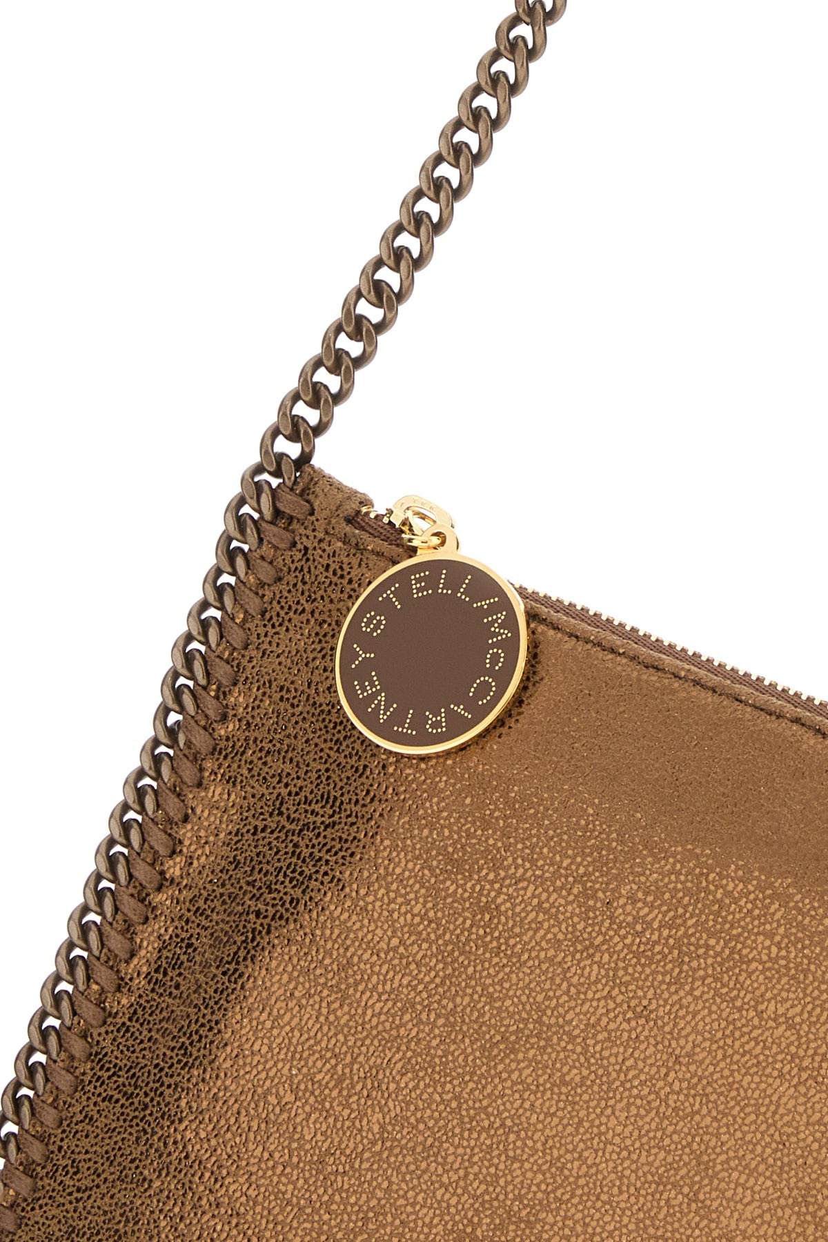 Bronze shaggy deer Falabella shoulder bag - 4