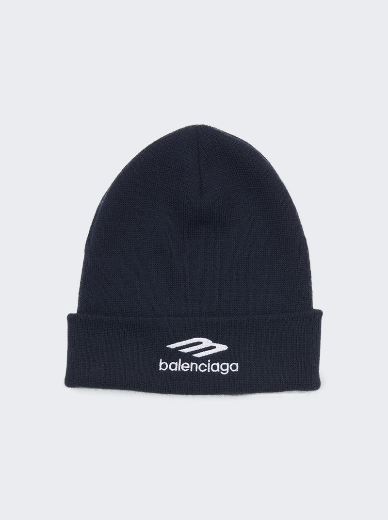 embroidered-logo beanie 1