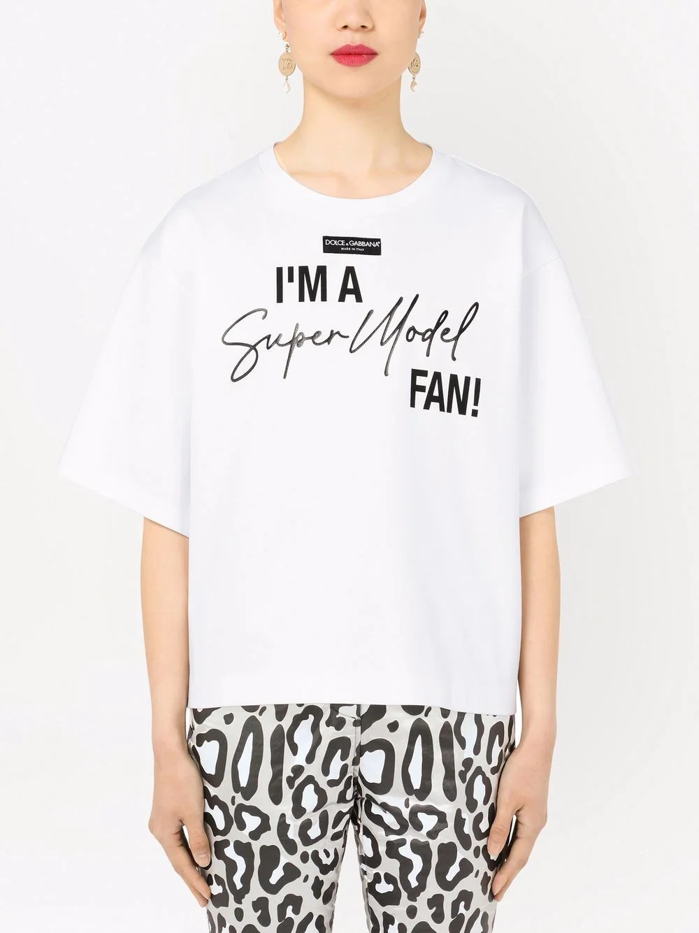 slogan-print T-shirt - 3
