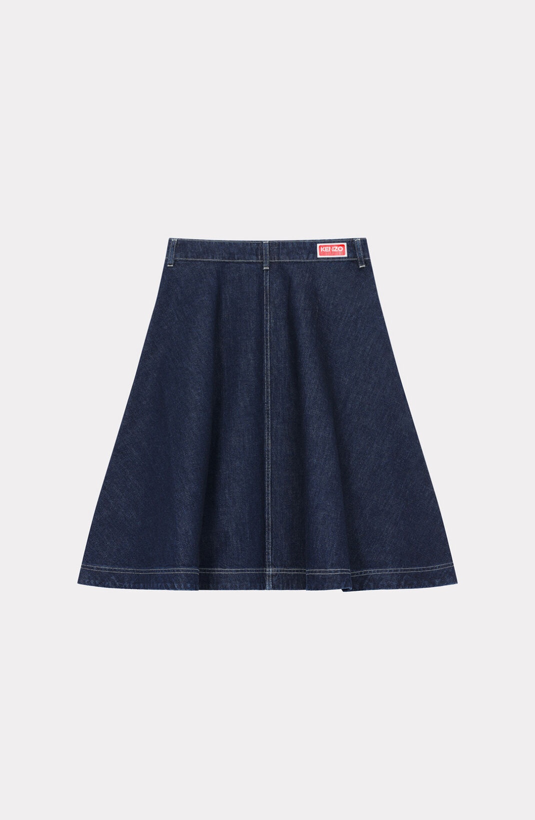 Flared denim skirt - 7