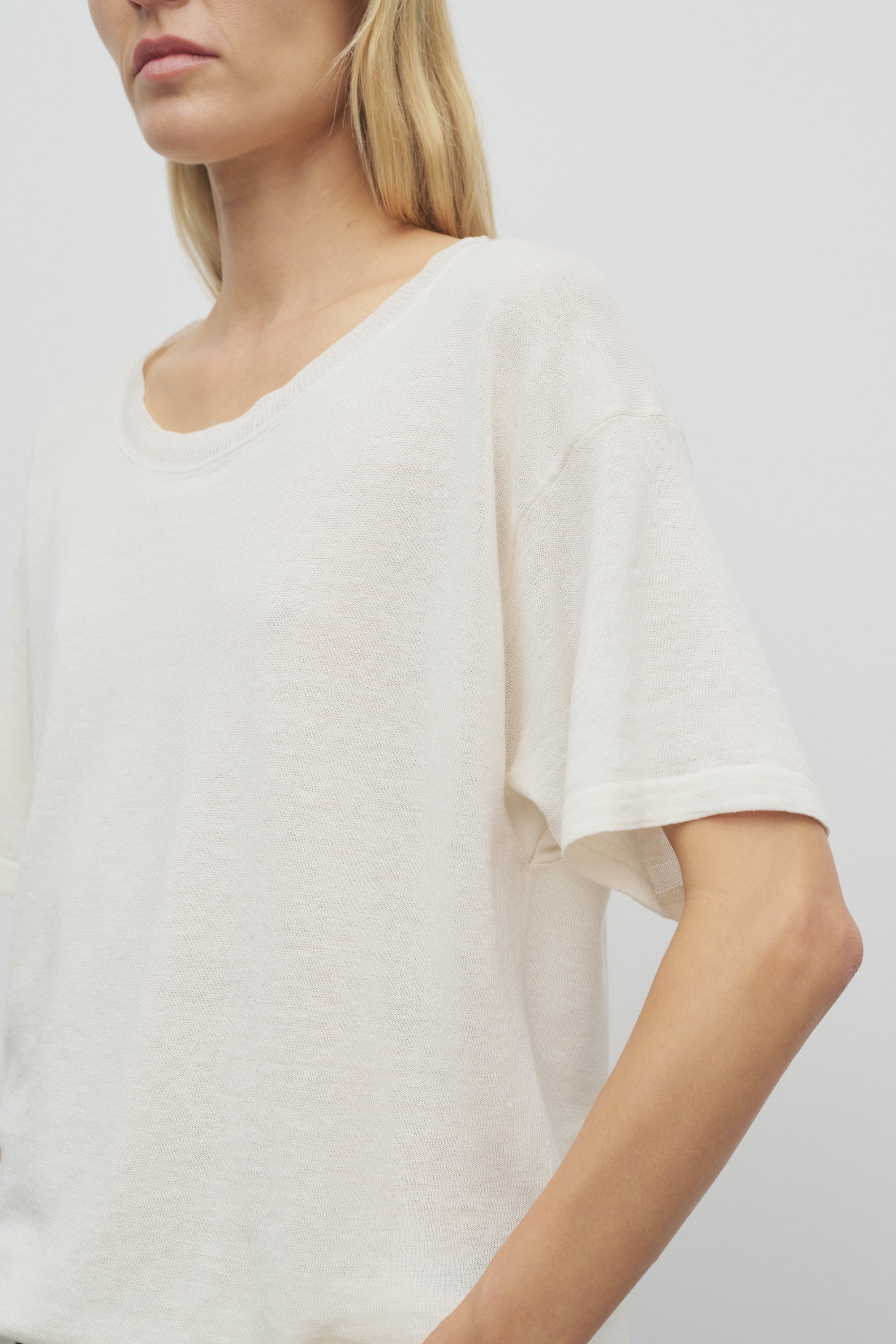 Jiselle Top in Linen and Cotton - 6