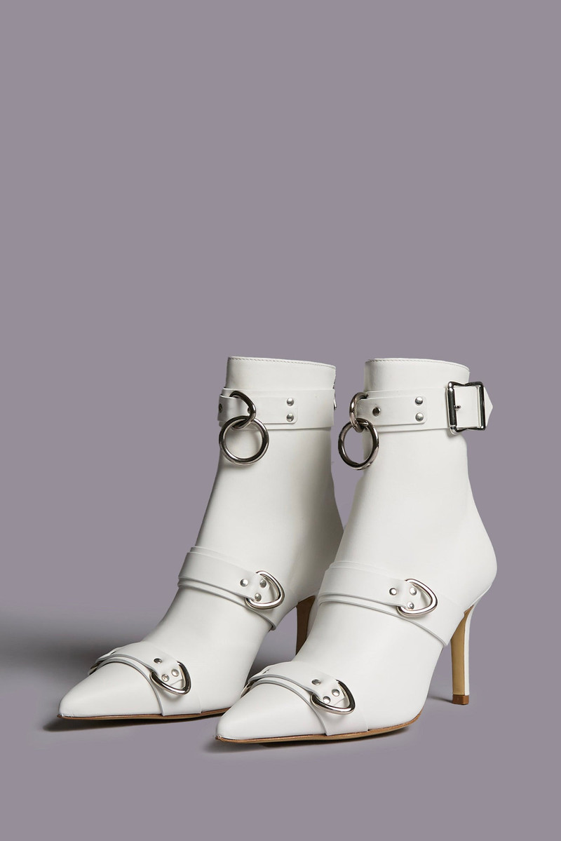 STRAPPED SKINNY ANKLE HEELED BOOT 2