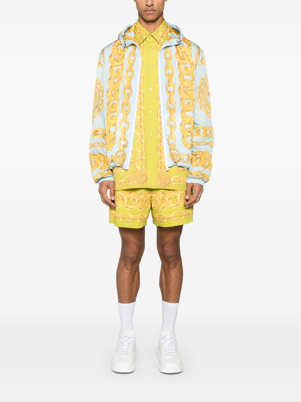 Medusa Chains-print jacket - 2