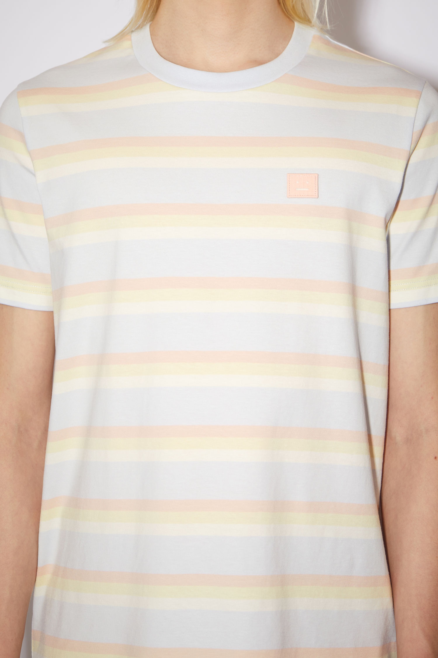 Pastel stripe t-shirt - Powder blue - 5