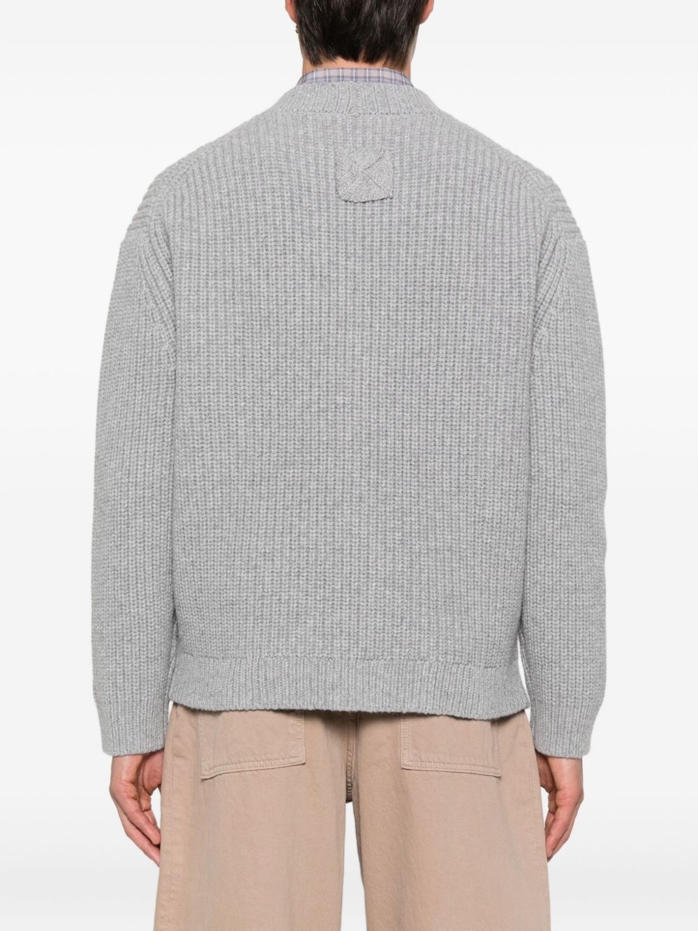 wool-cashmere cardigan - 4