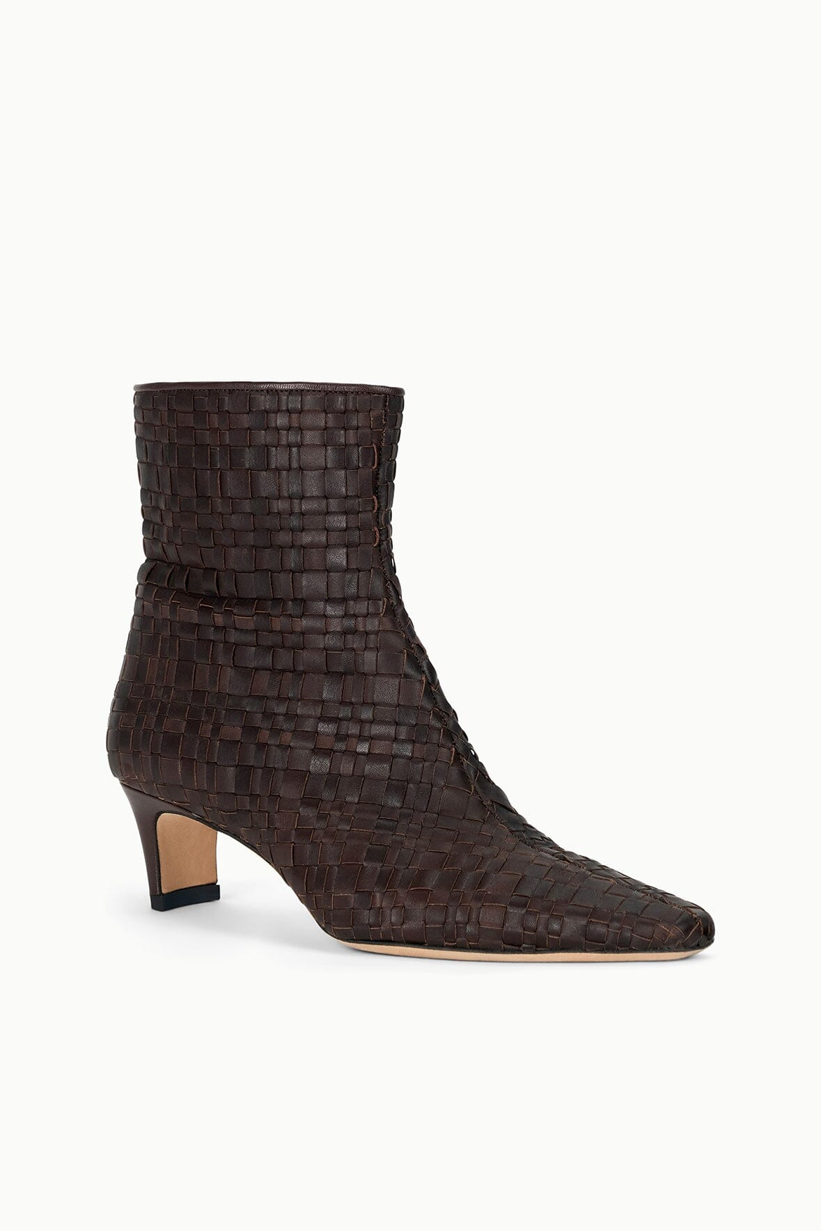 STAUD WALLY ANKLE BOOT ESPRESSO WOVEN - 3