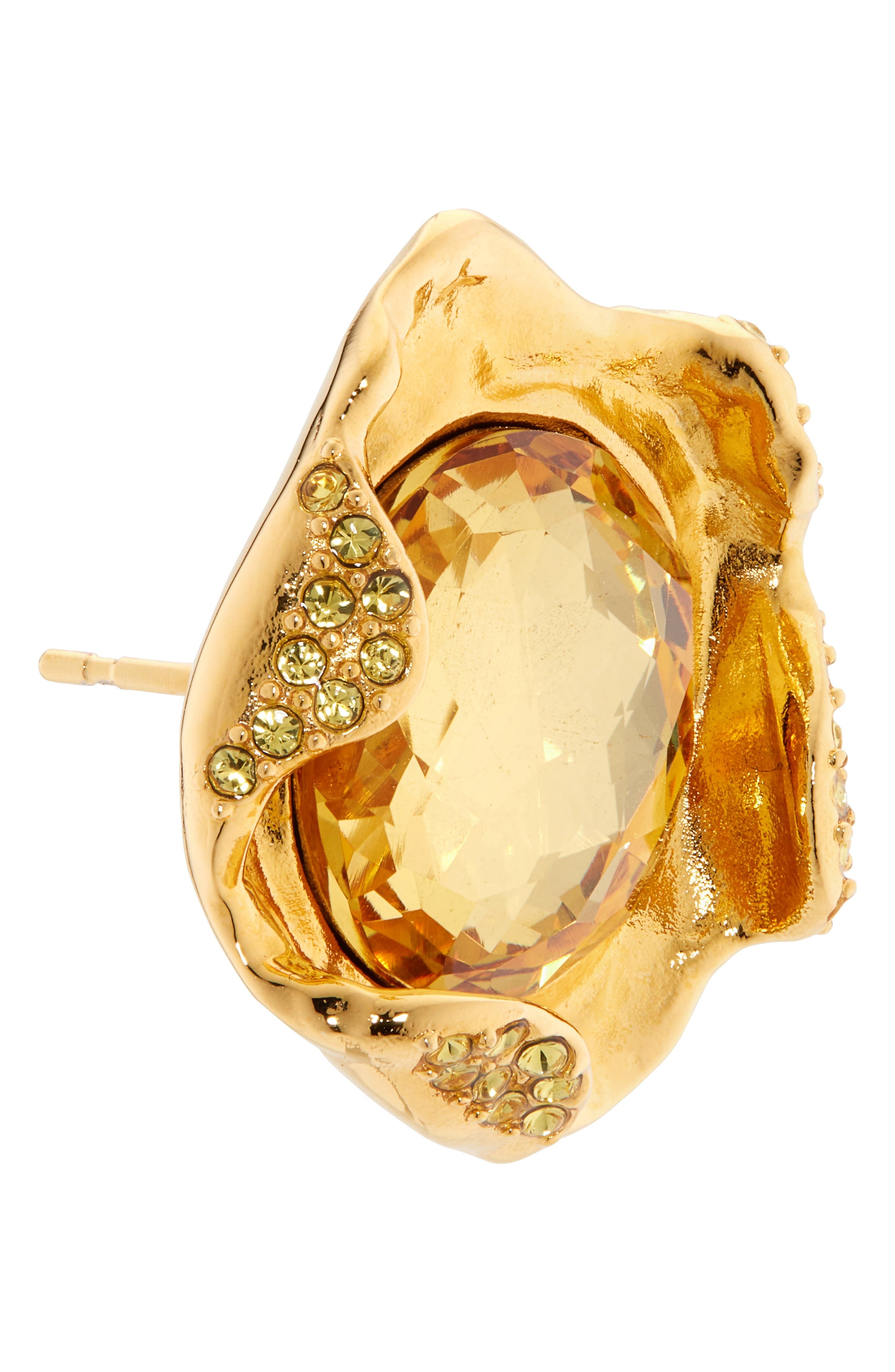 Oscar de la Renta Crystal Nest Stud Earrings in Topaz at Nordstrom - 6