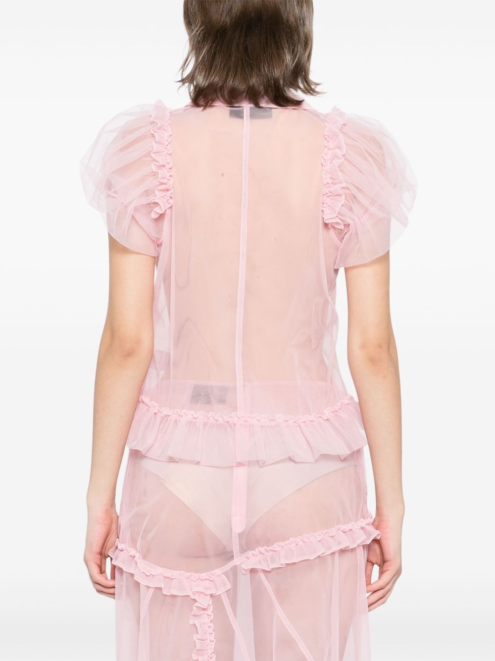 puff-sleeved shirt - 4