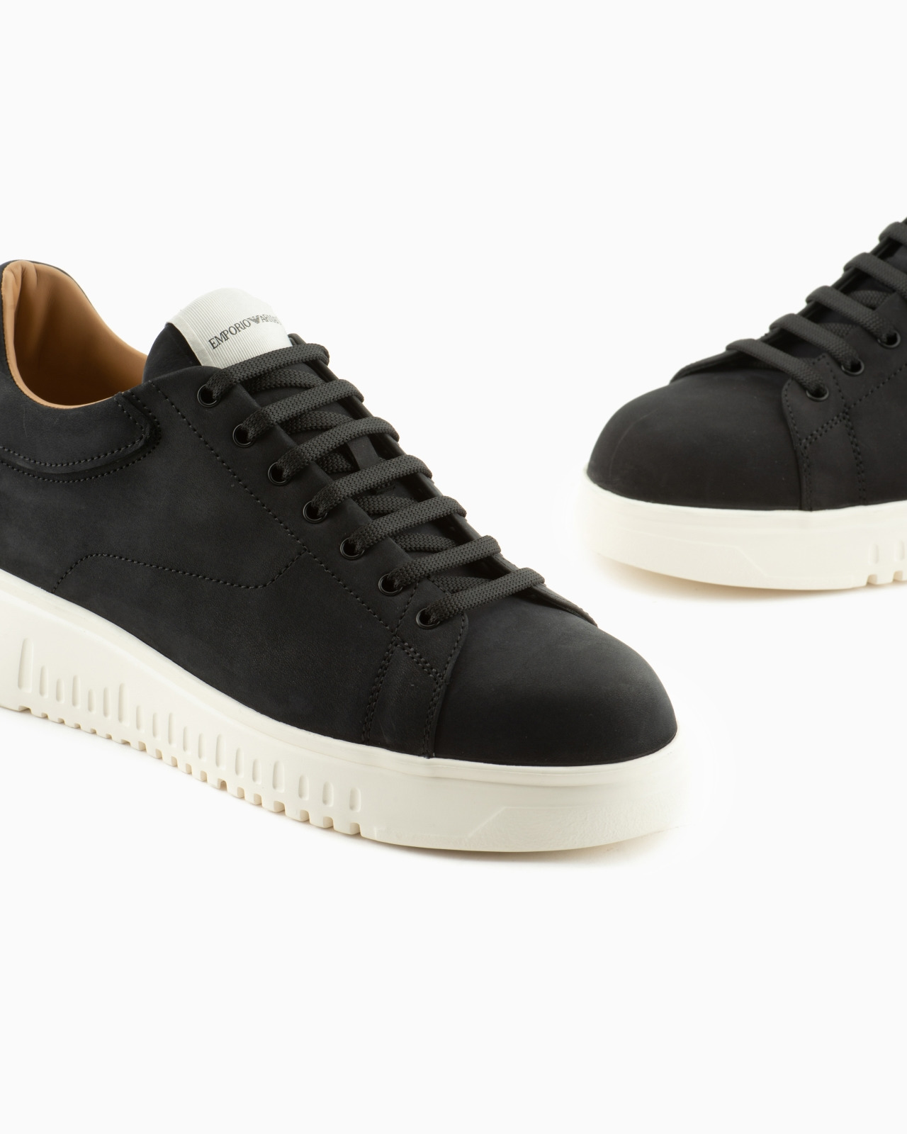 Nubuck sneakers with knurled soles - 5