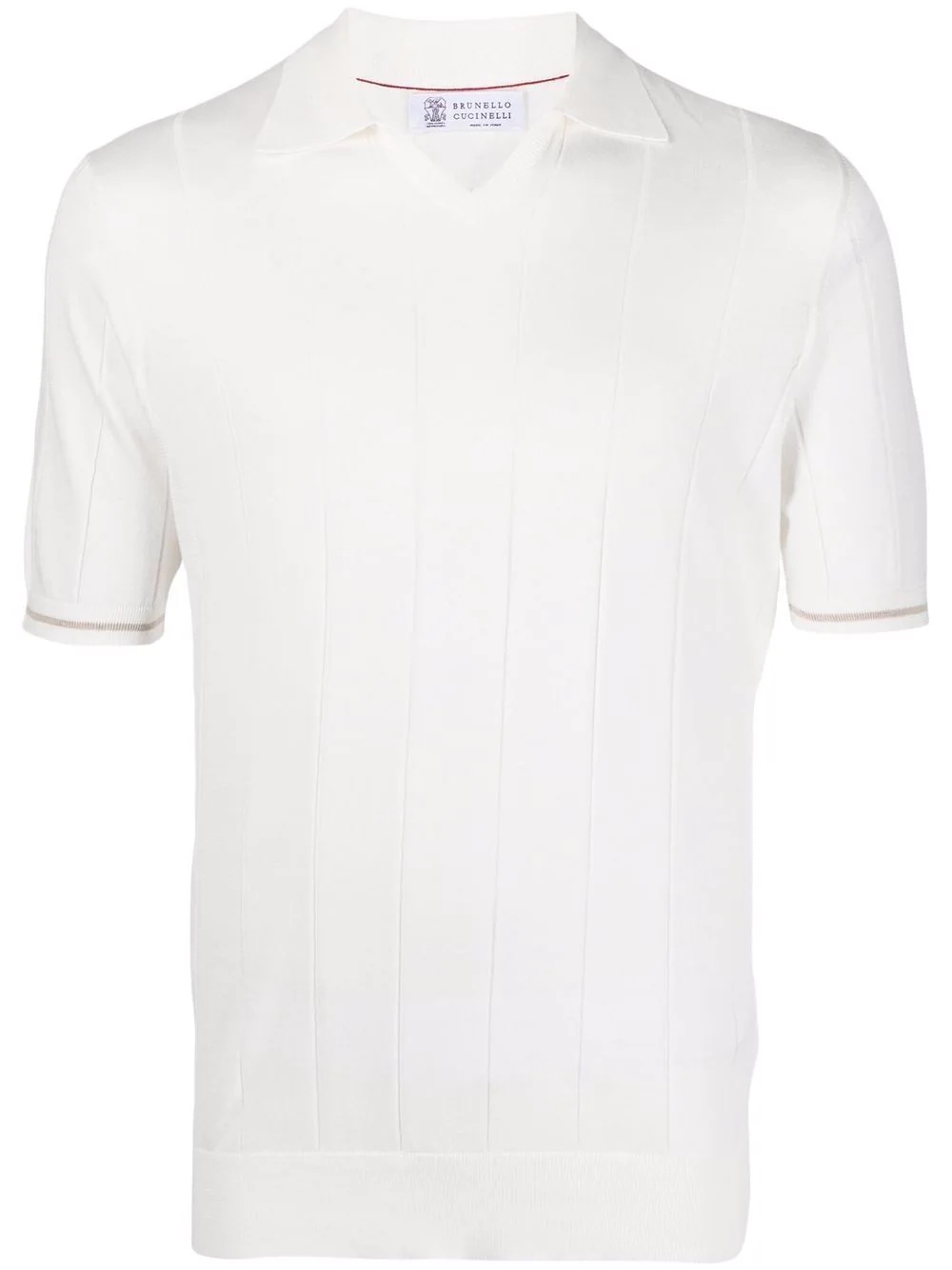 slim-fit short-sleeve polo shirt - 1