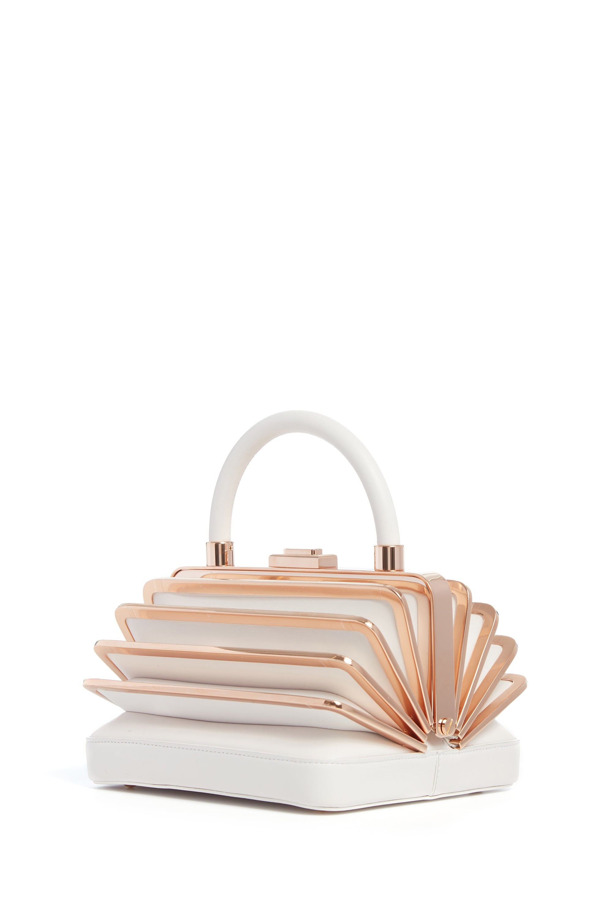 Diana Midas Bag in Ivory Nappa Leather - 1