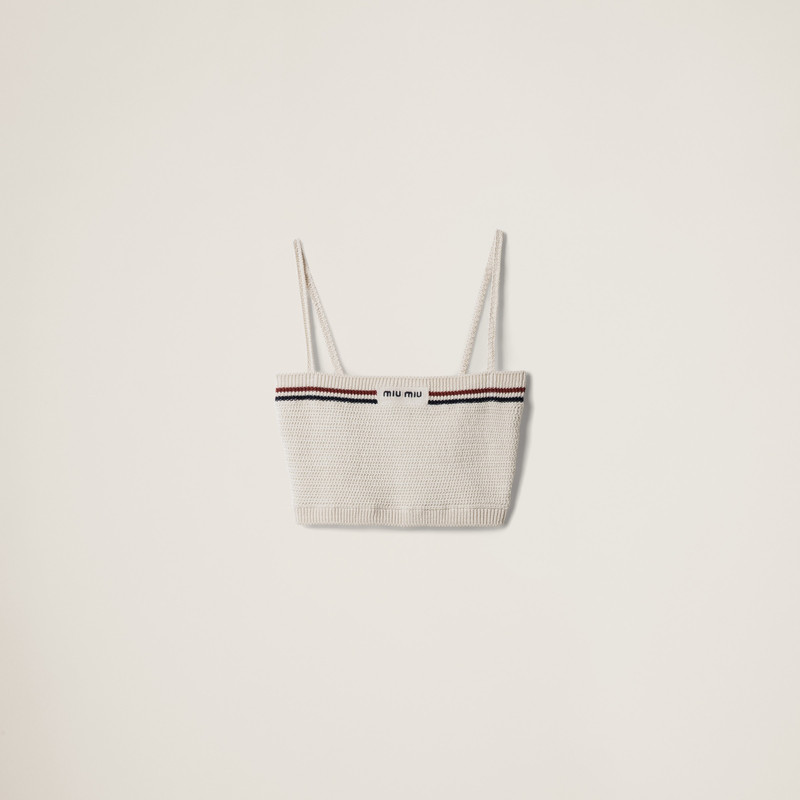 Cotton knit top 1