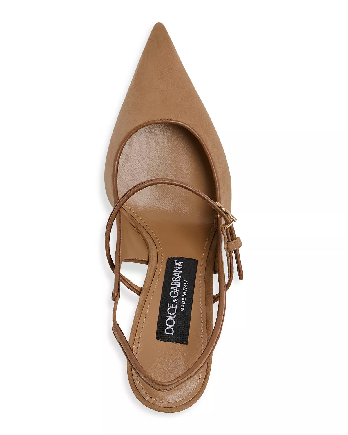 Women's Suede & Leather Slingbacks - 3