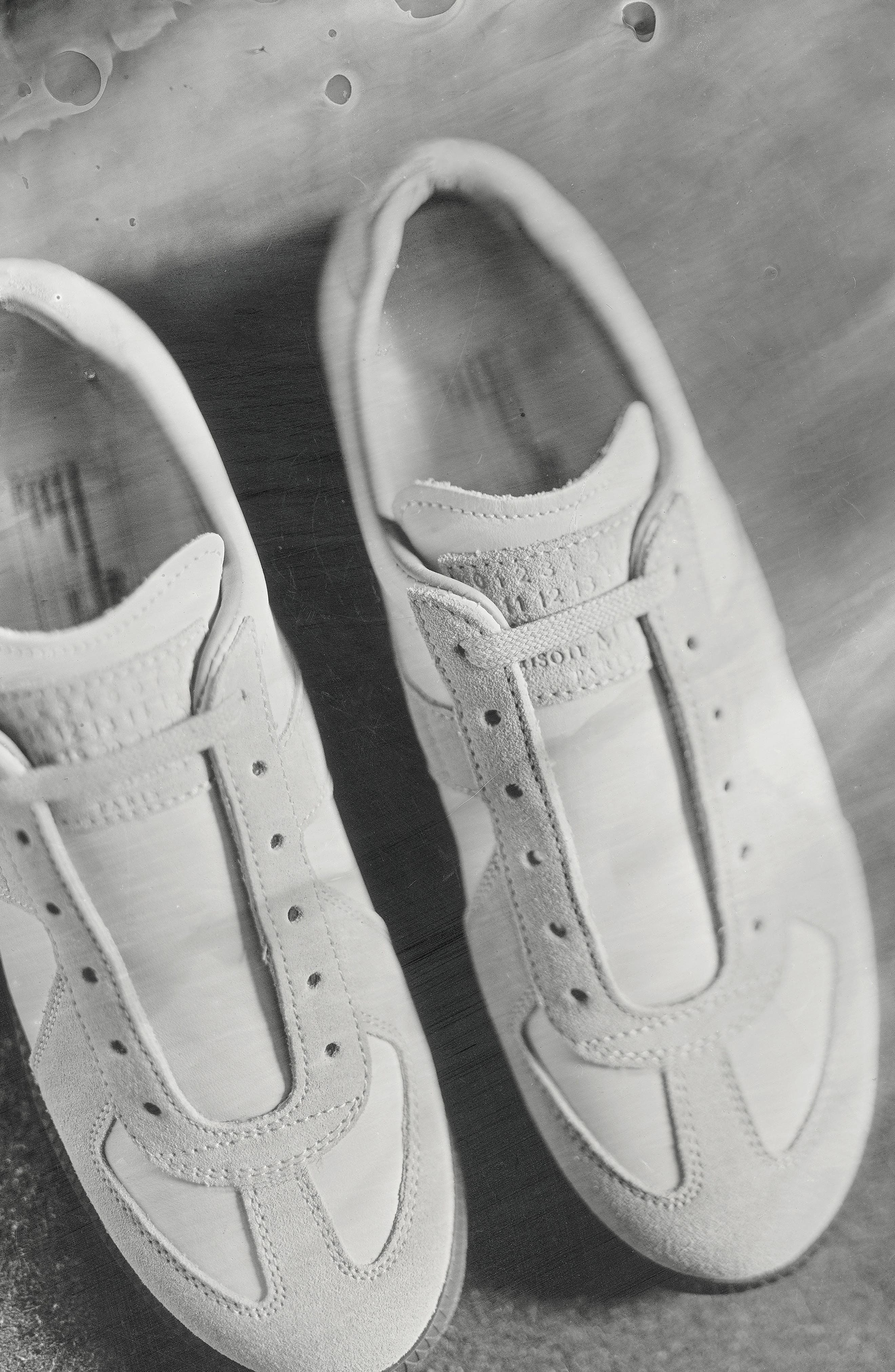 Maison Margiela Replica Low Top Sneaker in White at Nordstrom - 8