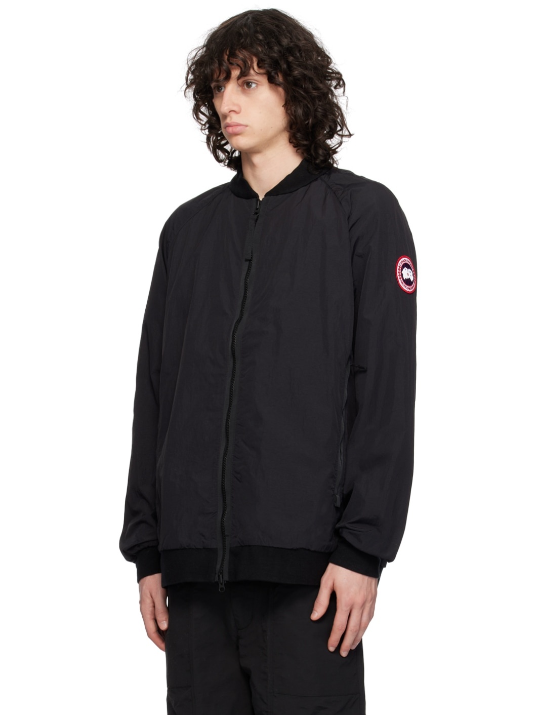 Black Faber Bomber Jacket - 4