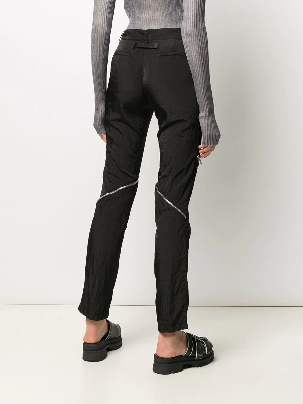 front zipped skinny trousers - 4
