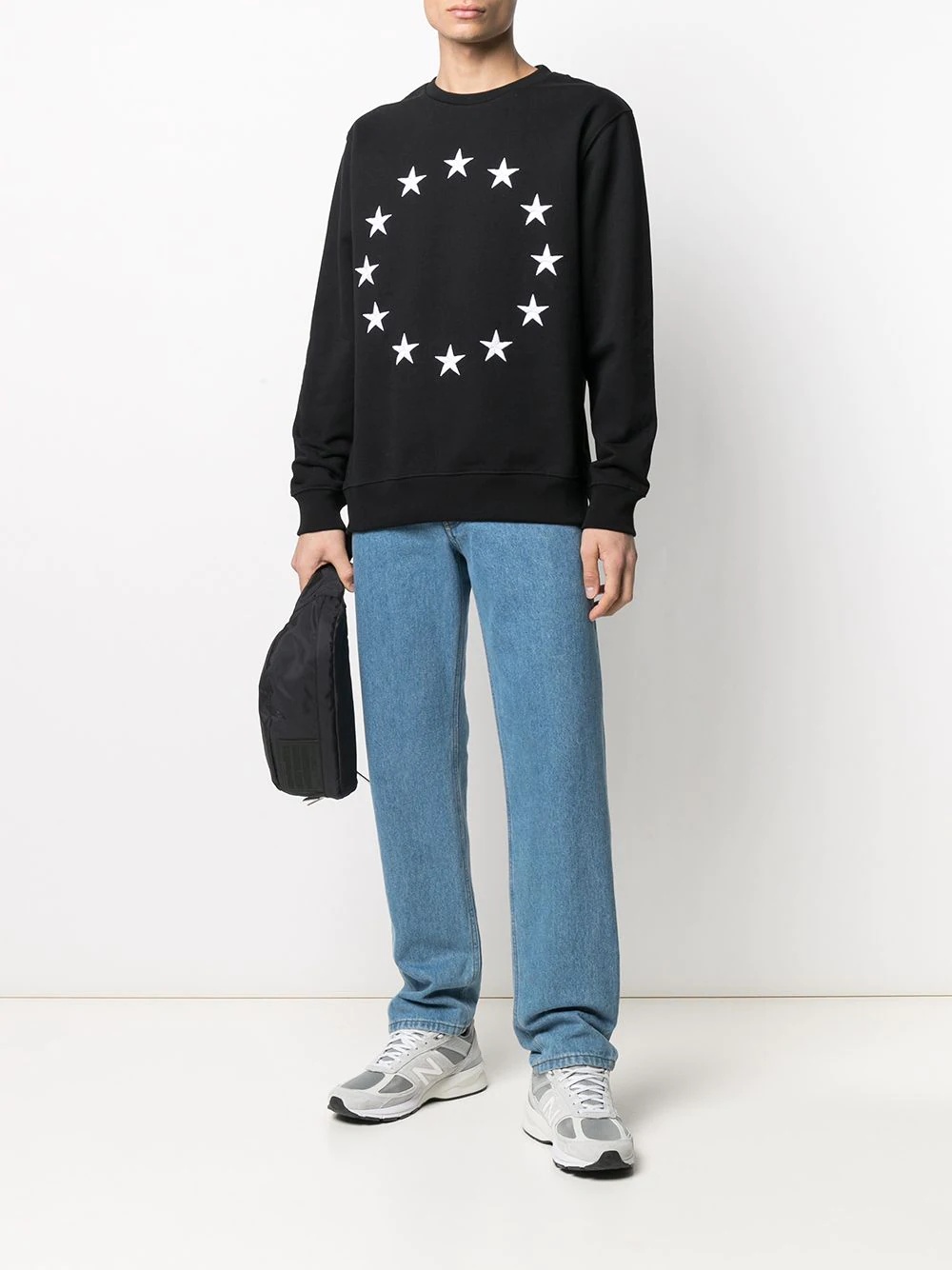 stars print sweatshirt - 2