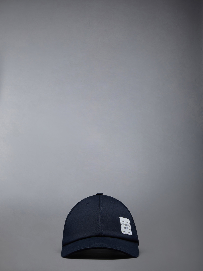 Navy Cotton Twill Baseball Cap 1