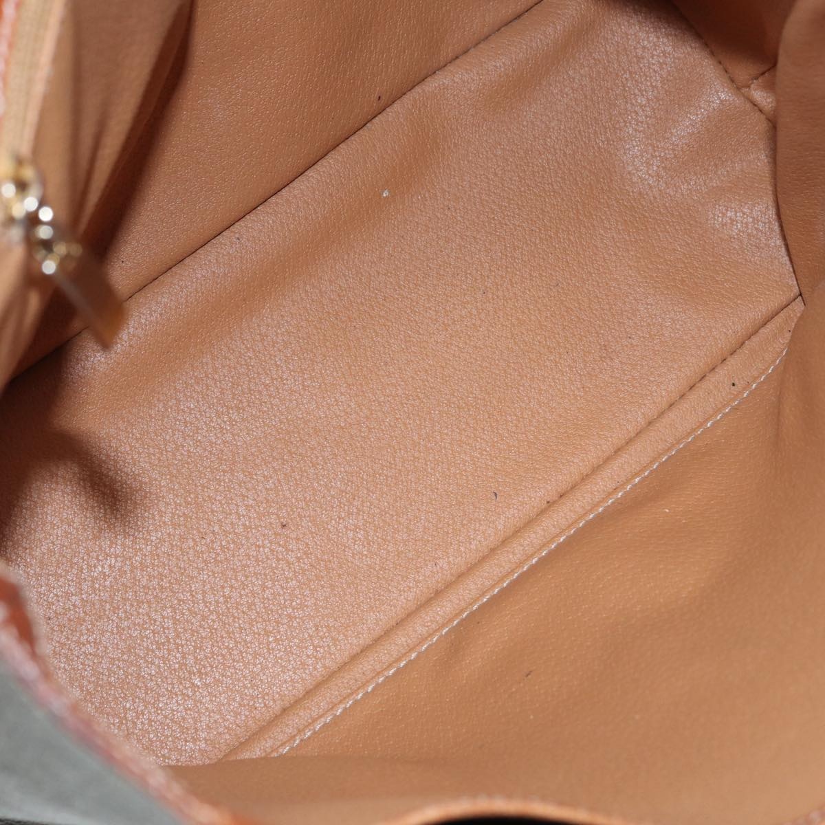 CELINE Macadam Canvas Hand Bag Pvc Brown - 11