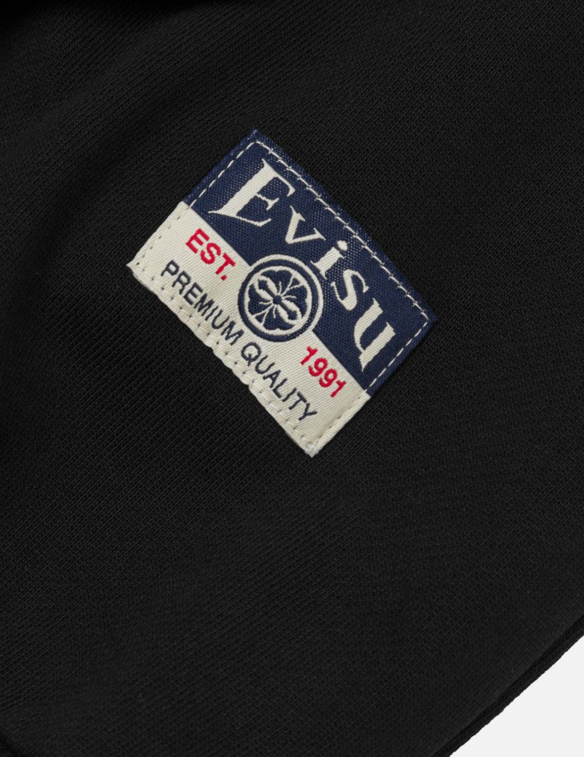 Tanuki amd Fortune Cat Embroidery Relax Fit Sweatshirt - 10